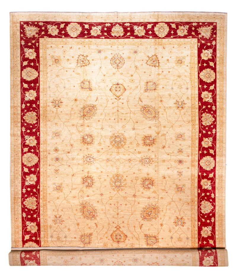 Ziegler Teppich 394x584cm - Orientteppich - beige