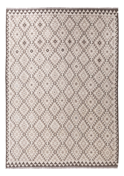Kelim Maimene Teppich 208x291cm - hellgrau