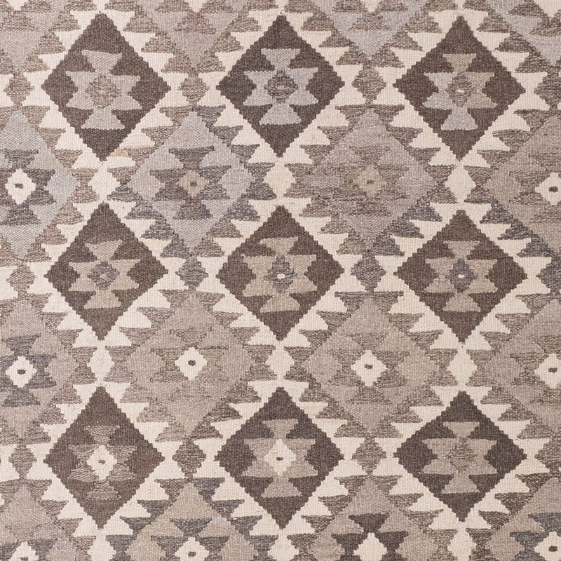 Kelim Maimene Teppich 198x293cm - hellgrau