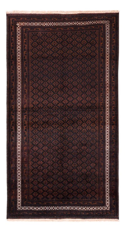 Belutsch Teppich 122x236cm - Orientteppich - dunkelbraun
