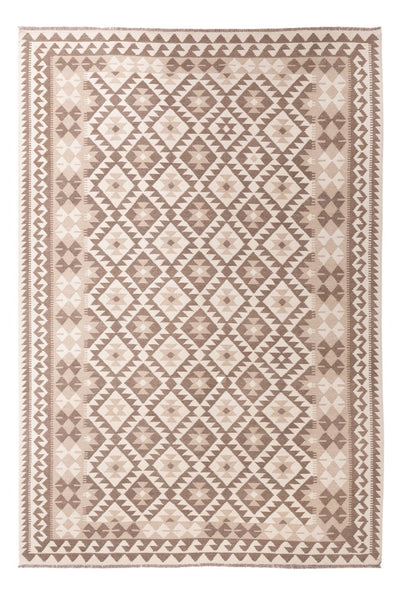 Kelim Maimene Teppich 207x299cm - hellgrau