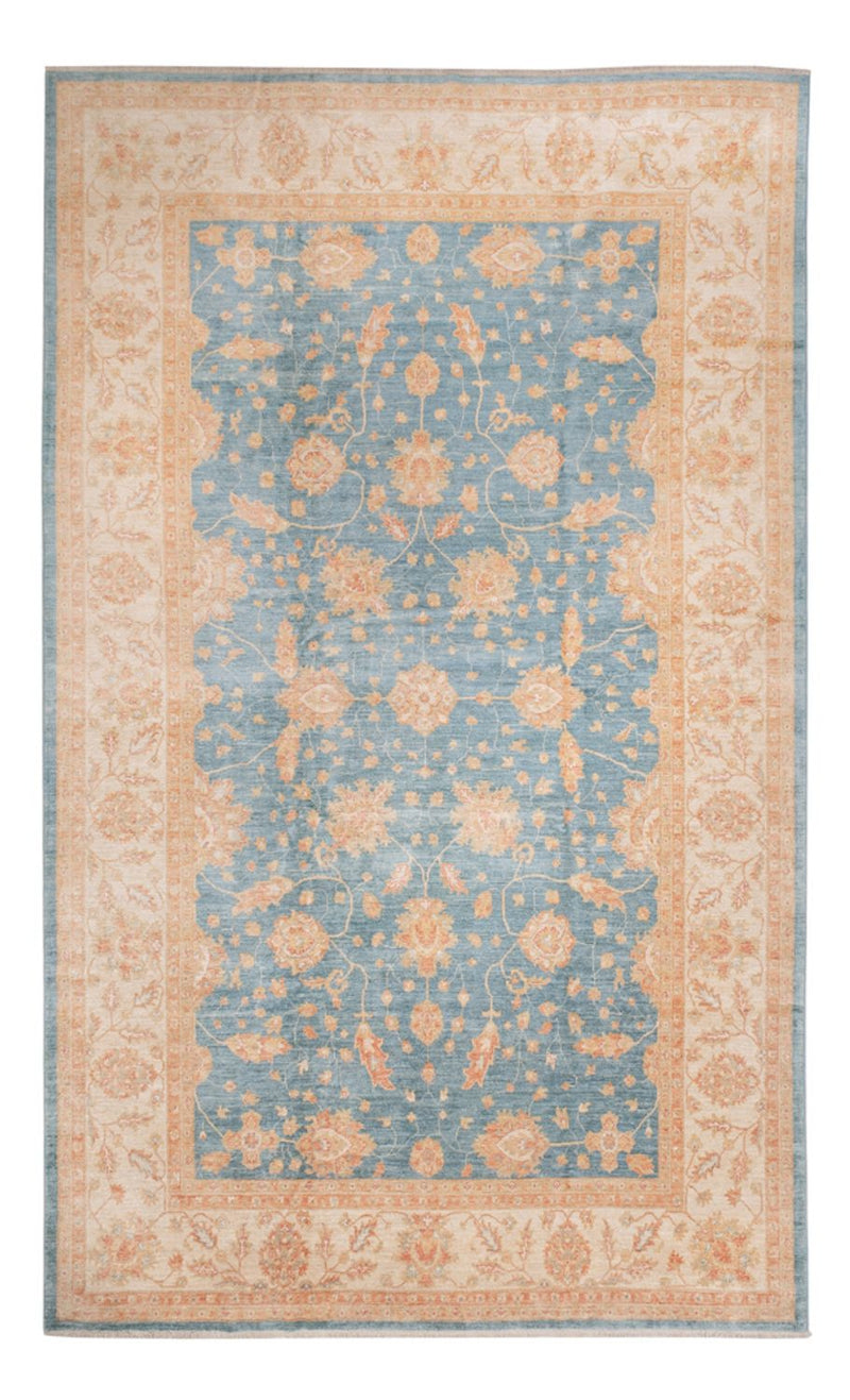 Ziegler Teppich 306x495cm - Orientteppich - hellblau