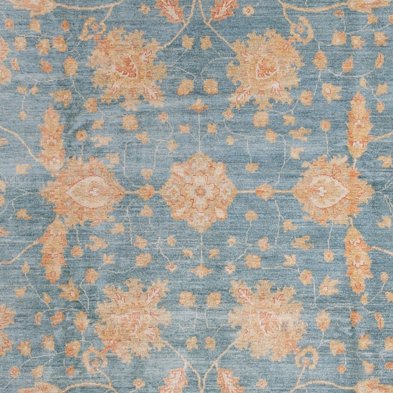 Ziegler Teppich 306x495cm - Orientteppich - hellblau