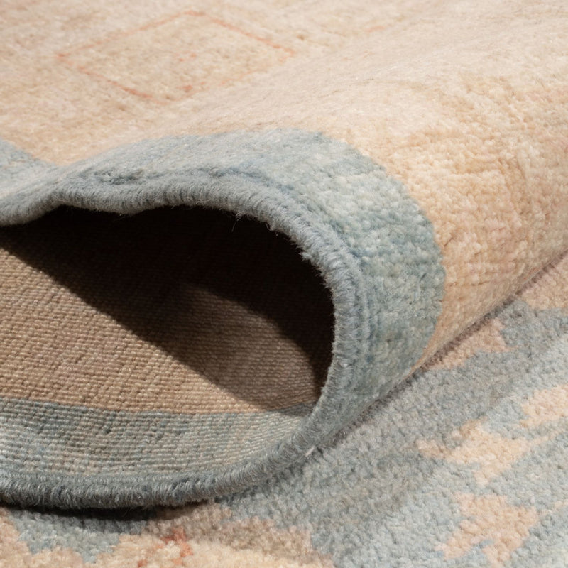 Ziegler Teppich 389x399cm - Orientteppich - hellblau