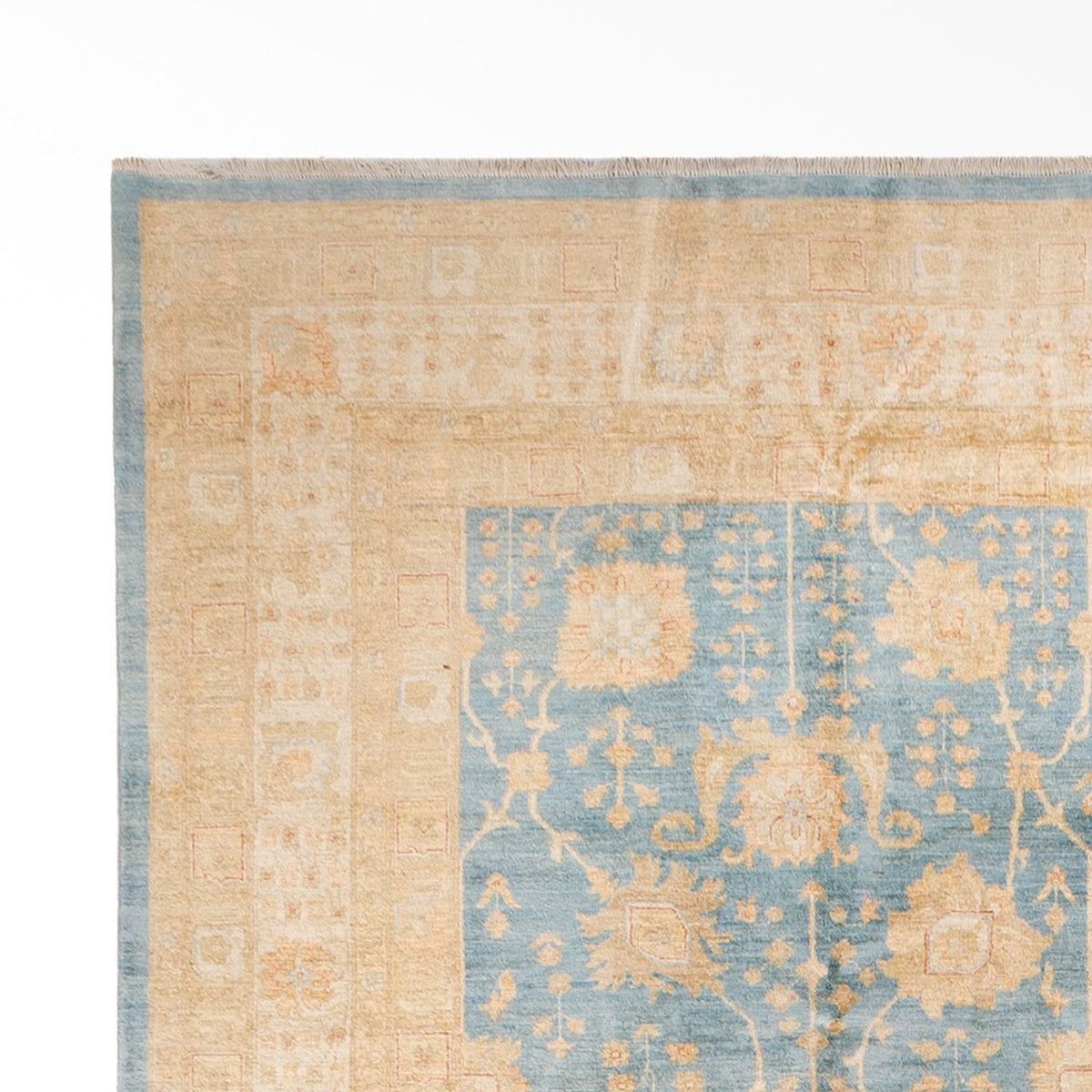 Ziegler Teppich 304x440cm - Orientteppich - hellblau