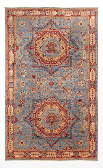Ariana Teppich 297x492cm - Orientteppich - hellblau