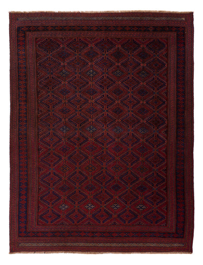 Kelim Afghan Teppich 203x270cm - rot