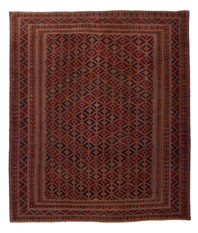 Kelim Afghan Teppich 206x245cm - rot