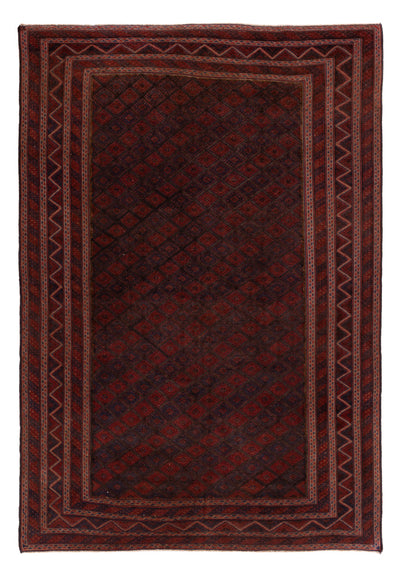Kelim Afghan Teppich 200x295cm - rot