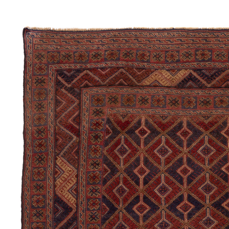 Kelim Afghan Teppich 206x278cm - rot