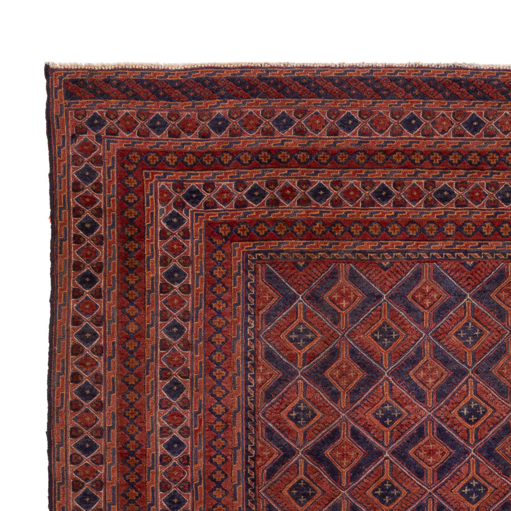 Kelim Afghan Teppich 205x283cm - rot