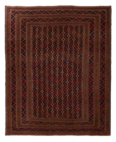 Kelim Afghan Teppich 199x239cm - rot