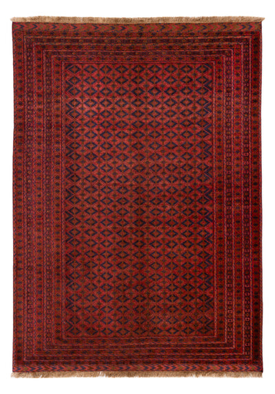 Kelim Afghan Teppich 210x295cm - rot