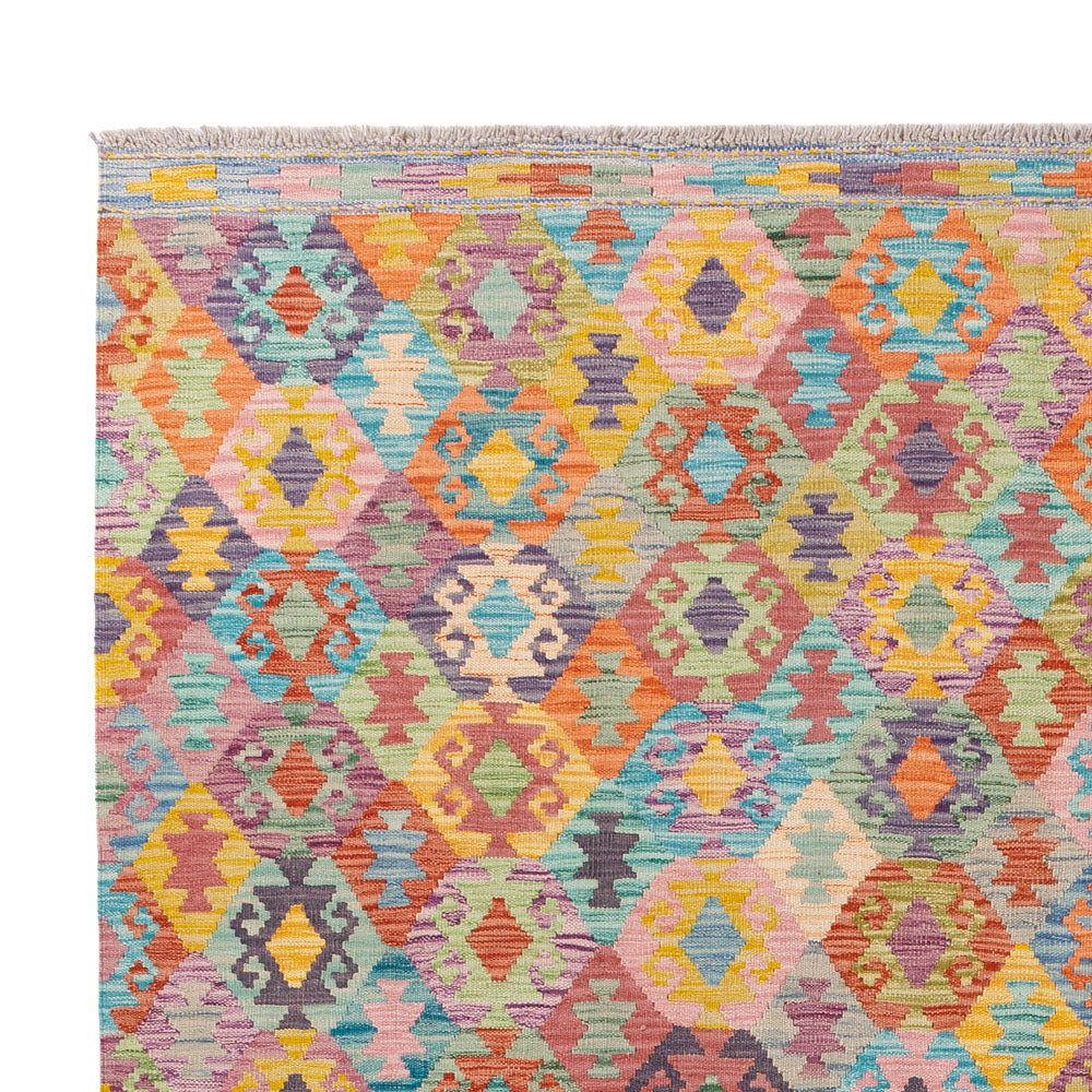 Kelim Maimene Teppich 188x246cm - bunt