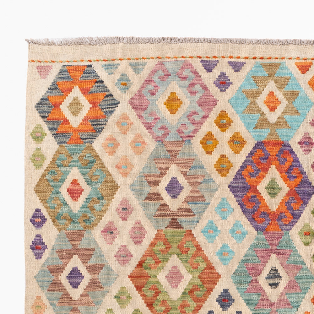 Kelim Maimene Teppich 174x250cm - bunt