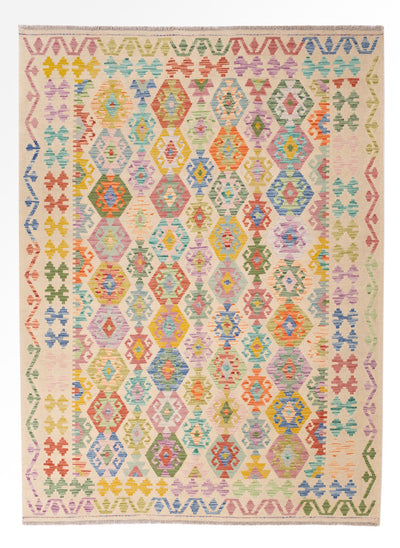 Kelim Maimene Teppich 179x246cm - bunt
