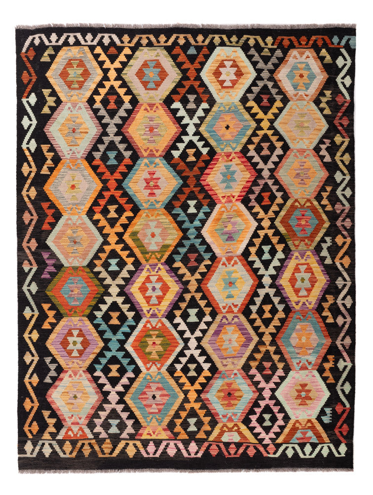 Kelim Maimene Teppich 180x244cm - bunt