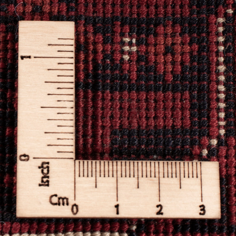 Afghan Teppich 101x147cm - Orientteppich - rot