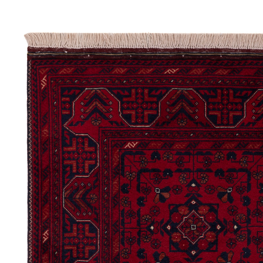 Afghan Teppich 101x150cm - Orientteppich - rot