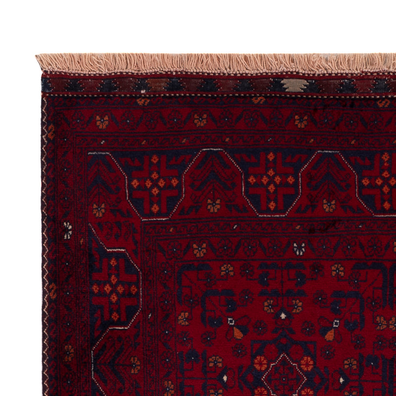 Afghan Teppich 103x146cm - Orientteppich - rot