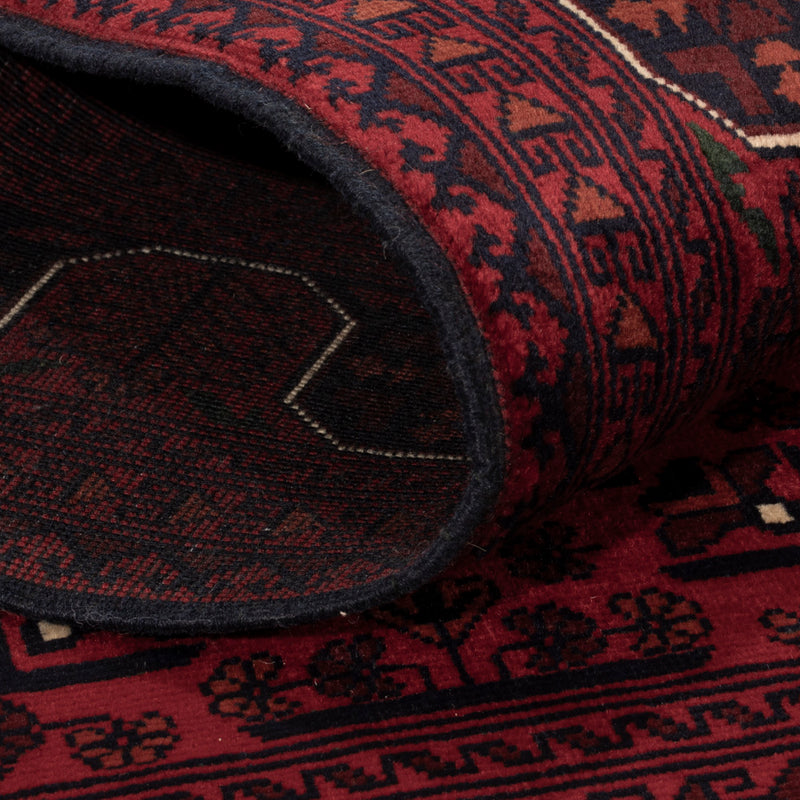 Afghan Teppich 99x154cm - Orientteppich - rot