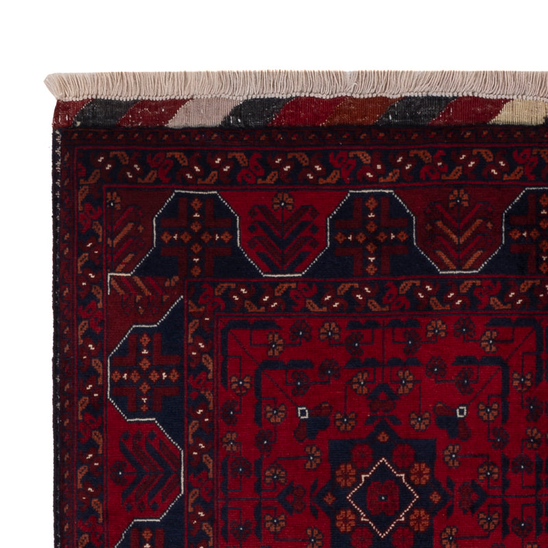 Afghan Teppich 101x147cm - Orientteppich - rot