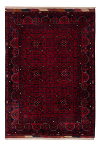 Afghan Teppich 100x139cm - Orientteppich - rot – product image