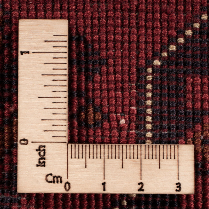 Afghan Teppich 100x139cm - Orientteppich - rot