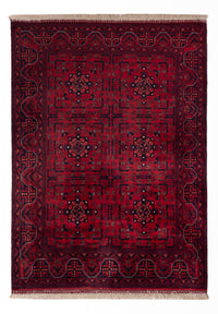Afghan Teppich 101x138cm - Orientteppich - rot – product image