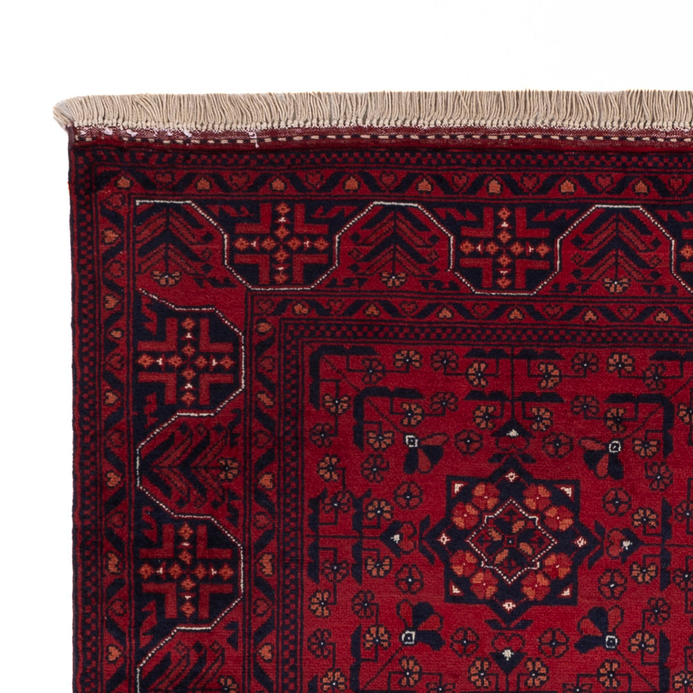 Afghan Teppich 101x138cm - Orientteppich - rot