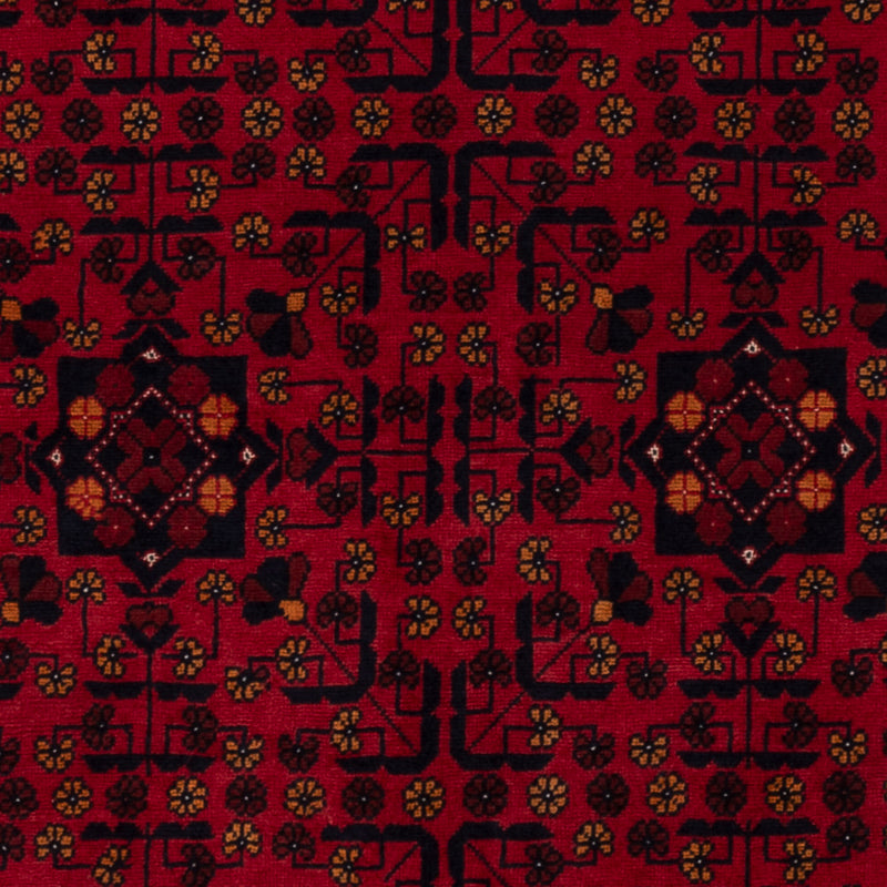 Afghan Teppich 100x147cm - Orientteppich - rot