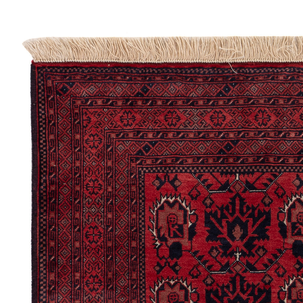 Afghan Teppich 100x148cm - Orientteppich - rot