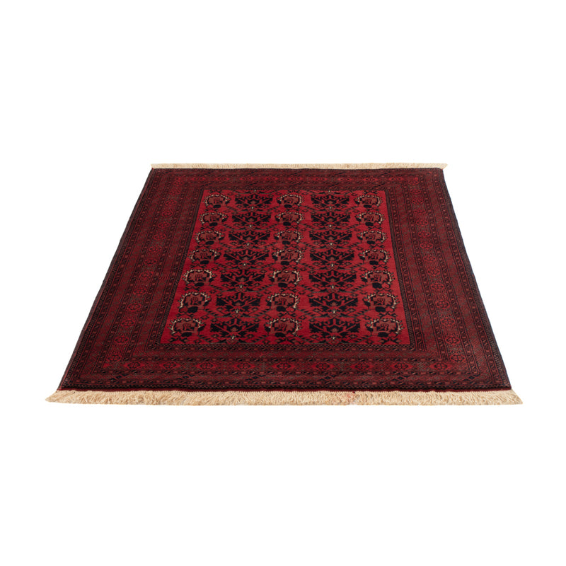 Afghan Teppich 100x148cm - Orientteppich - rot