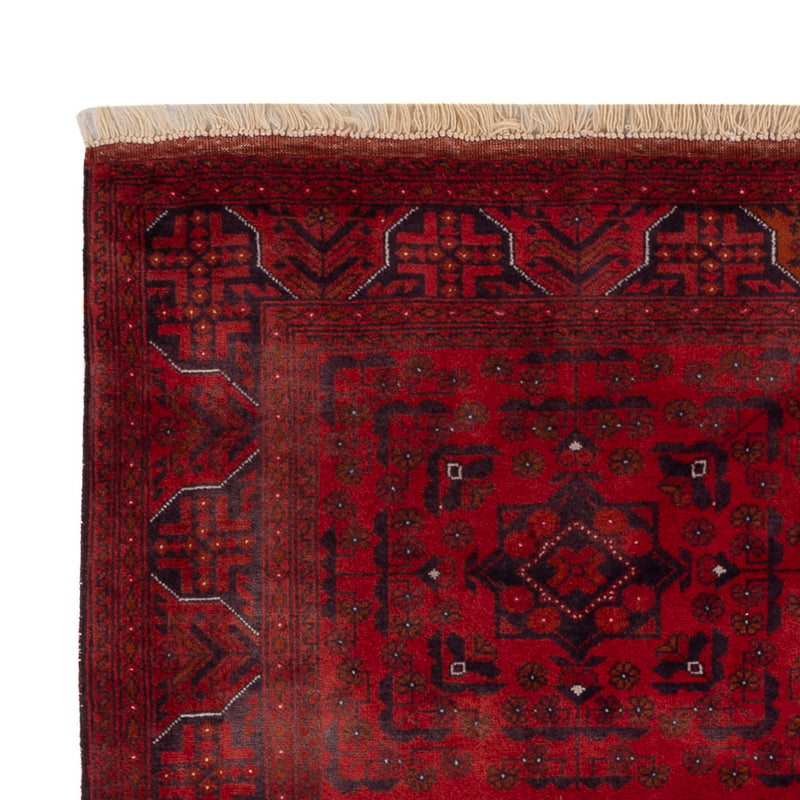 Afghan Teppich 101x139cm - Orientteppich - rot