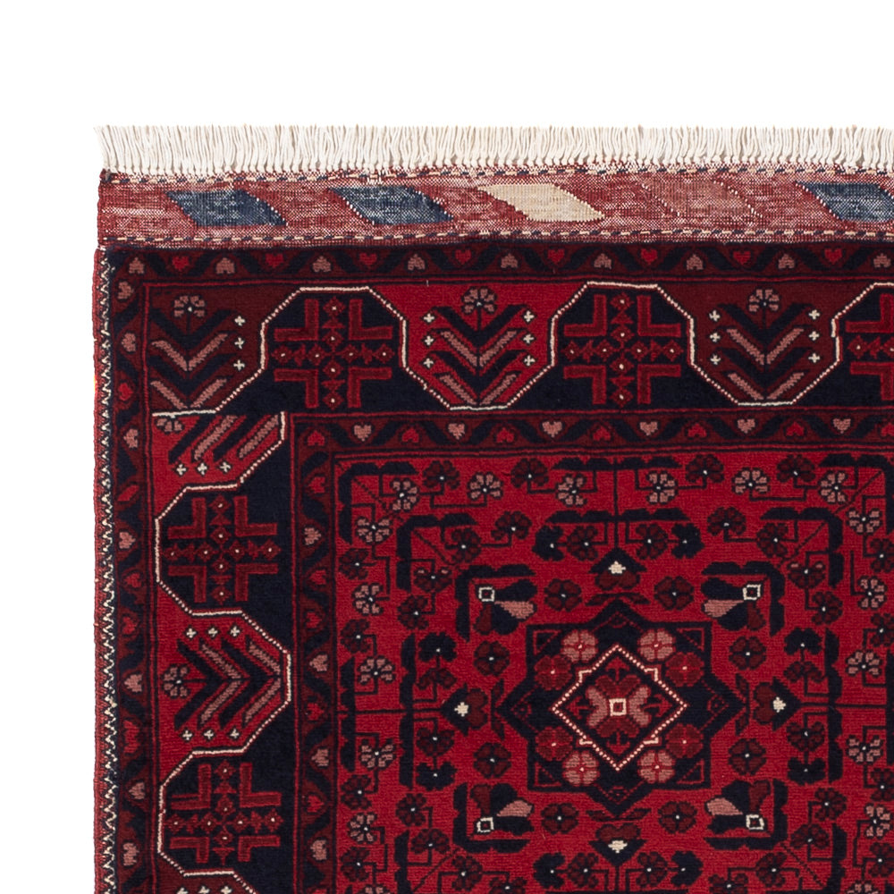 Afghan Teppich 98x148cm - Orientteppich - rot