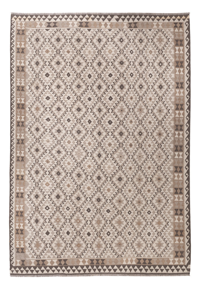 Kelim Maimene Teppich 250x353cm - natur