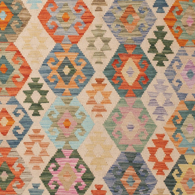 Kelim Maimene Teppich 259x348cm - bunt