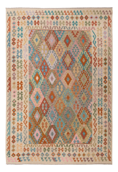 Kelim Maimene Teppich 250x348cm - bunt