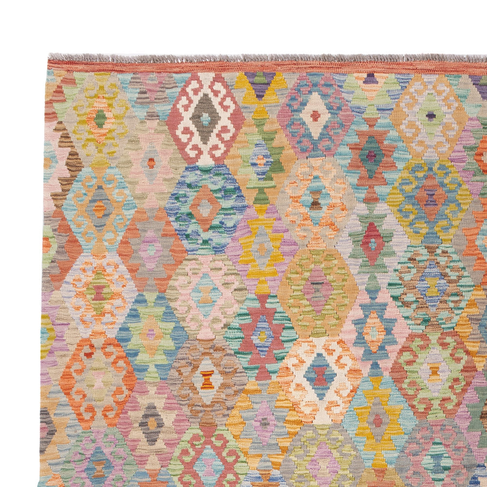 Kelim Maimene Teppich 254x347cm - bunt