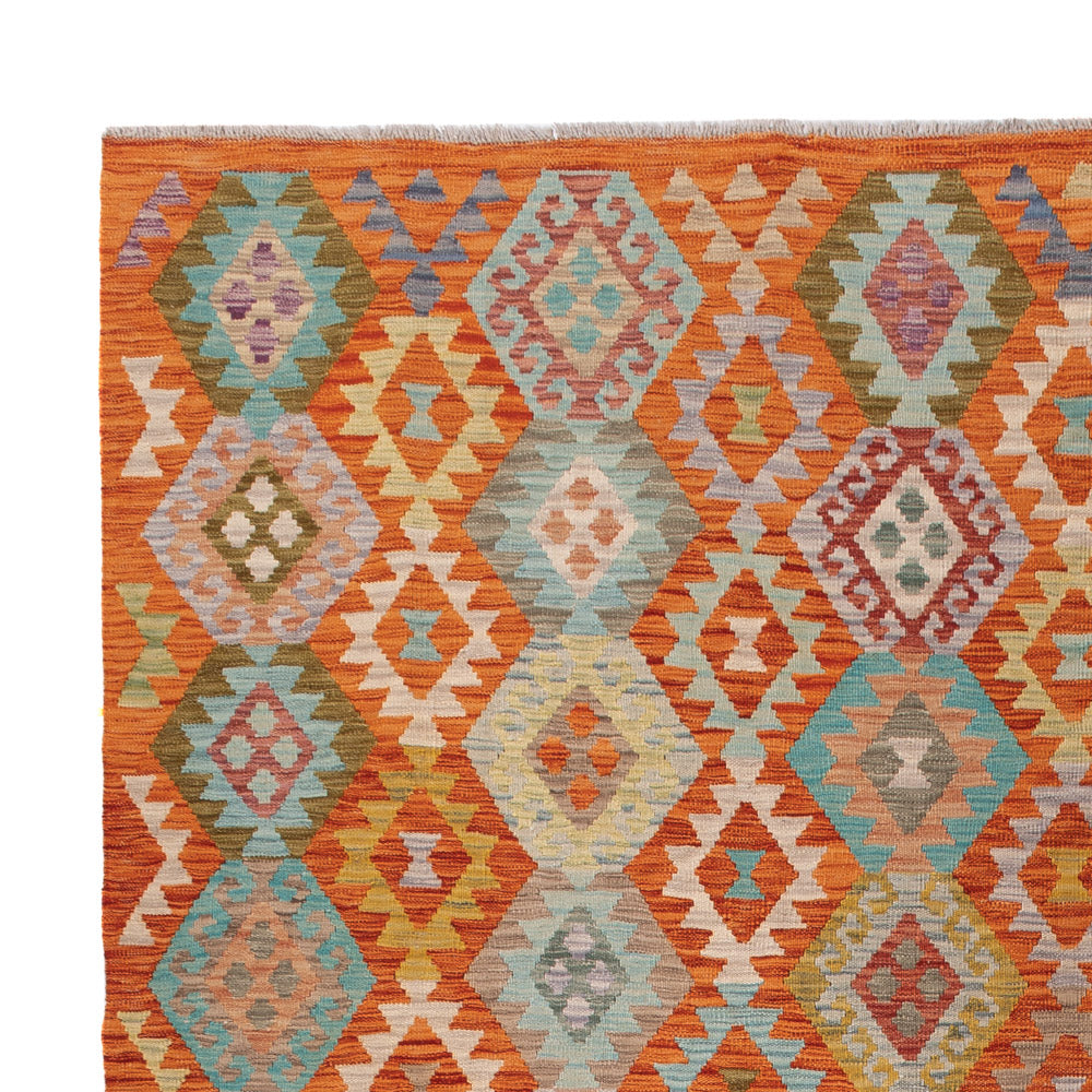 Kelim Maimene Teppich 252x345cm - bunt