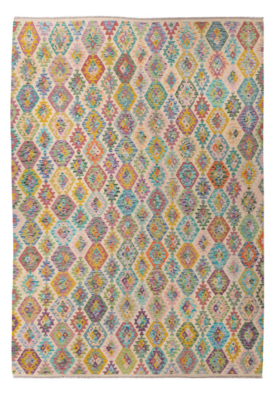 Kelim Maimene Teppich 266x367cm - bunt