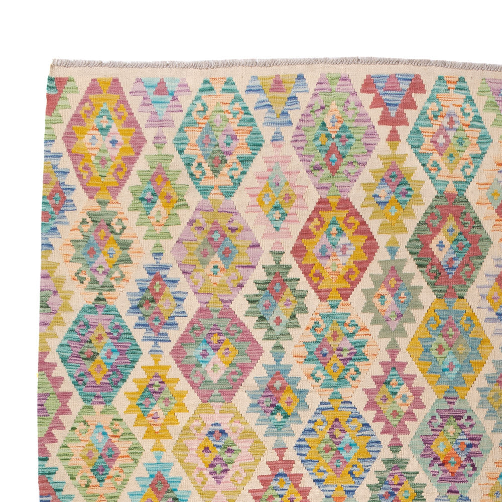 Kelim Maimene Teppich 266x367cm - bunt