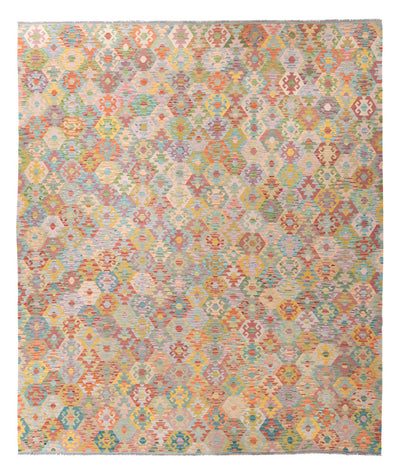 Kelim Maimene Teppich 323x392cm - bunt