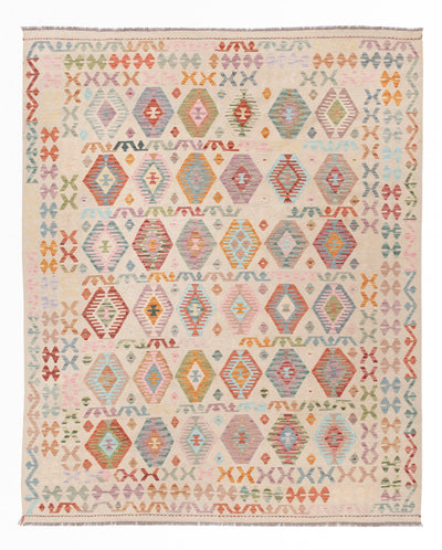 Kelim Maimene Teppich 239x296cm - bunt