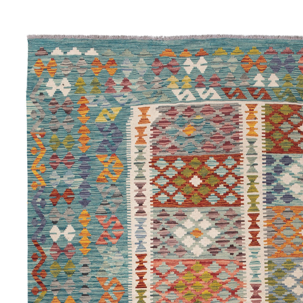 Kelim Maimene Teppich 251x352cm - bunt