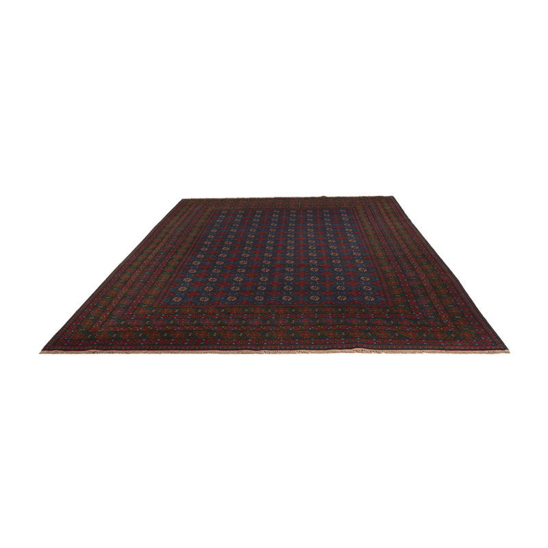 Afghan Teppich - Filpa - 252 x 355 cm - blau