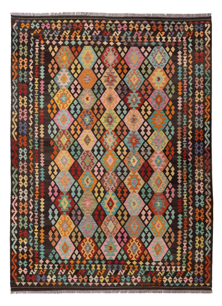 Kelim Maimene Teppich 256x345cm - bunt
