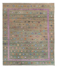 Kelim Maimene Teppich 313x394cm - grün – product image