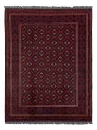 Afghan Teppich 147x195cm - Orientteppich - rot – product image