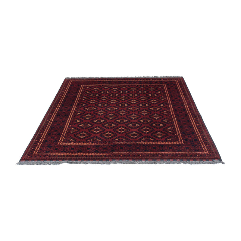 Afghan Teppich 147x195cm - Orientteppich - rot